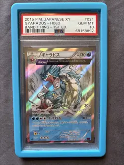 Pokemon PSA 10 Gyarados Holo 021/081 Bandit Ring XY7 1st Edition Japanese - Image 1