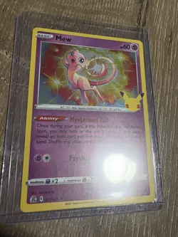 Mew HOLO Foil rare #11/25 - CELEBRATIONS Pokemon TCG 2021 - Image 1