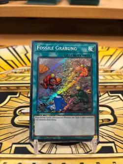 Yugioh Fossile Grabung Platinum Secret Rare RA01-DE053 - Image 1