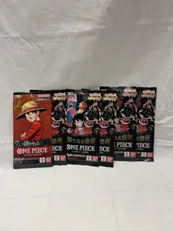 One Piece Japanese Booster Pack Bundle - 5 X OP-09 & 1 X OP-13 - New & Sealed - Image 1