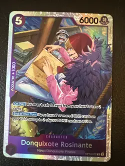 One Piece Donquixote Rosinante OP10-072 SR Royal Blood - Image 1