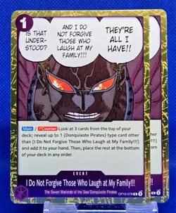 2x I Do Not Forgive Those Who Laugh... OP10-078 R | Royal Blood | One Piece TCG - Image 1