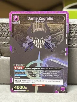 Union Arena Black Clover Dante Zogratis UE08BT/BCV-1-027 Super Rare English - Image 1