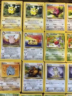 Pokemon Jungle & Fossil Set Lot 30 Cards Wizards Pikachu Clefable - Image 2