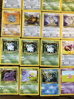 Pokemon Jungle & Fossil Set Lot 30 Cards Wizards Pikachu Clefable - Image 3