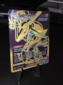 Rayquaza VMAX TG29/TG30 Sword & Shield Silver Tempest Custom Holo Display Card - Image 4