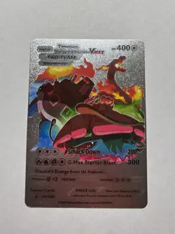 Venusaur, Charizard Blastoise VMAX 400HP Silver Foil Fan Art Card 143/203 NM/M - Image 1