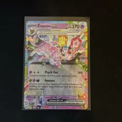 Espeon EX Prismatic Evolutions Holo Double Rare Card 034/131 Near Mint Condition - Image 1