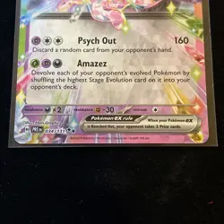 Espeon EX Prismatic Evolutions Holo Double Rare Card 034/131 Near Mint Condition - Image 3