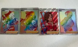 Pokemon Trainer Cards- Piers, Nessa, Beauty, Rose - Image 1