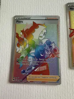 Pokemon Trainer Cards- Piers, Nessa, Beauty, Rose - Image 2