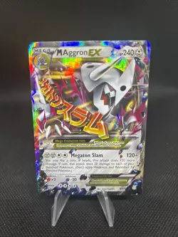 Pokemon TCG M Aggron EX Ultra Rare Card 94/160 XY Primal Clash - Image 1