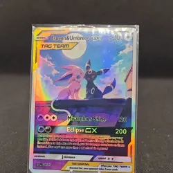 tag team espeo & umbreon Pokemon Card ( Fan Art) - Image 1