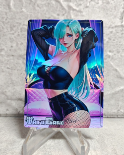 Elizabeth Trading Card Waifu Goddess Story Anime Girl holo Karte Manga Full Art - Image 1