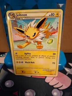 Pokemon Card HeartGold SoulSilver Undaunted 28/90 Jolteon - Image 1