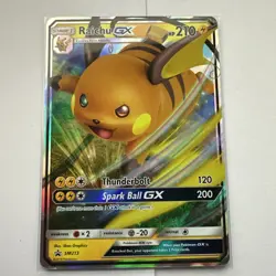 Pokemon, Raichu GX Promo Card SM213 - Image 1
