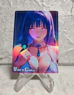 Hinata Trading Card Waifu Goddess Story Anime Girl holo Karte Manga Full Art - Image 1