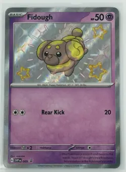 Pokemon Fidough 069 SVP Promo Holo Scarlet & Violet English Card Stock - Image 1