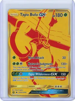 Tapu Bulu GX SV91/SV94 Pokemon Hidden Fates Gold Card PSA 10 Contender - Image 1