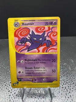 Pokemon TCG Expedition Base Set Haunter Card 80/165 Regular - Image 1