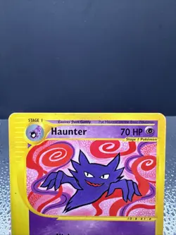 Pokemon TCG Expedition Base Set Haunter Card 80/165 Regular - Image 3