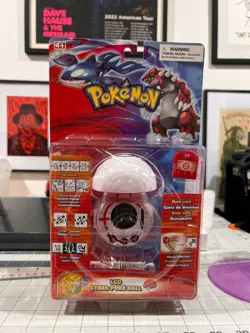 Pokemon LCD Cyber Poke Ball 2005 Sealed New In Package w/ Data Card Pokeball - Image 1