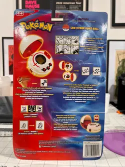 Pokemon LCD Cyber Poke Ball 2005 Sealed New In Package w/ Data Card Pokeball - Image 2