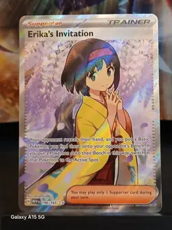 Erika's Invitation 196/165 Scarlet & Violet 151 English Pokemon Card - Image 2