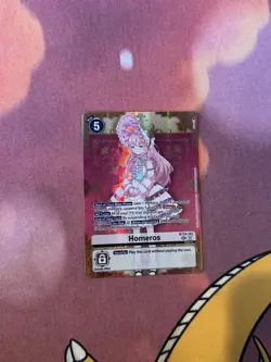 Digimon Card Game Homeros BT24-102 Time Stranger SEC Foil NM - Image 1