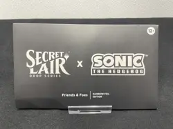 Magic the Gathering MTG Secret Lair x Sonic Friends & Foes Rainbow Foil Edition - Image 1