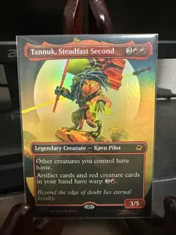 Tannuk, Steadfast Second (Borderless) Edge of Eternities Foil - Image 1