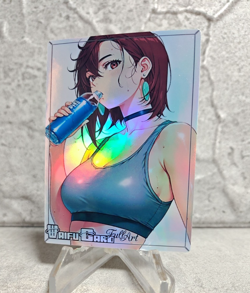 Momo Ayase Trading Card Waifu Goddess Story Anime Girl holo Karte Manga Full - Image 1
