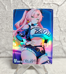 Nicole ZZZ Trading Card Waifu Goddess Story Anime Girl holo Karte Manga Full Art - Image 1