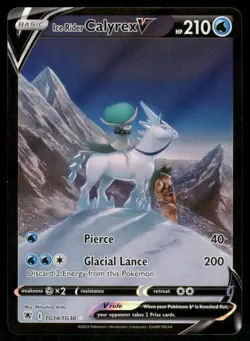 Pokemon Cards Ice Rider Calyrex V TG14/TG30 Astral Radiance Trainer Gallery NM - Image 1