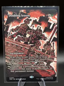 Doubling Season | Borderless | TMNT | MTG | PZA | 0011 Non Foil - Image 1