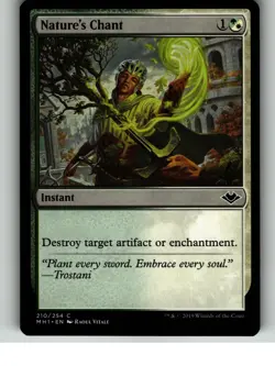 Nature's Chant 210 Common Modern Horizons Magic: The Gathering Lightly Played - Image 1