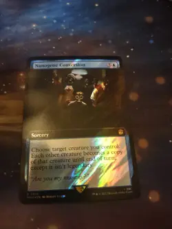 Nanogene Conversion (Extended Art) (Surge Foil) [ Doctor Who] #955 Magic MTG NM - Image 1