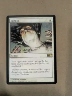 Silence - MTG - Core Set 2010 - LP - Image 1