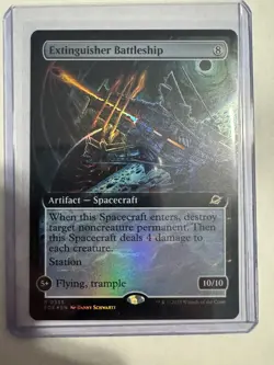Extinguisher Battleship (Extended Art) R Edge of Eternities 355 Near Mint - Image 1