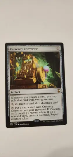 Currency Converter NM Commander: Streets of New Capenna Double Sleeved+Tracking - Image 3