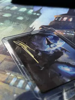 MTG Final Fantasy Art Series Yiazmat, Ultimate Mark x1 NM Art Card Gold Stamped - Image 2