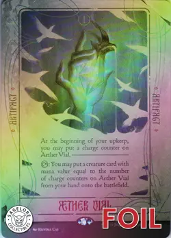Aether Vial (Rainbow Foil) - Secret Lair Rovina Cai - 1640 - NM Foil - Image 1