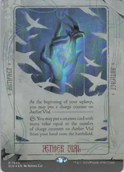 Aether Vial (Rainbow Foil) - Secret Lair Rovina Cai - 1640 - NM Foil - Image 2