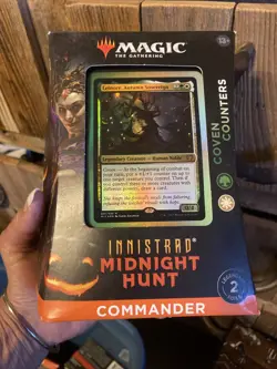 MTG Innistrad: Midnight Hunt Commander Deck ~ Coven Counters ~ Leinore ~ Gr/Wh - Image 1