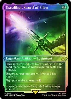 1X NM Excalibur, Sword of Eden Etched Foil Assassin's Creed - Image 1