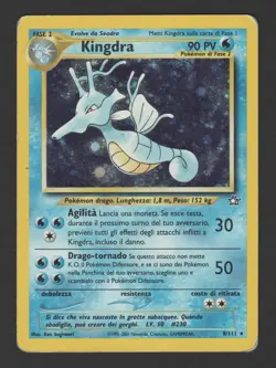 Kingdra Holo Neo Genesis 8/111 ITA – Carta Pokemon Rara Olografica - Image 1