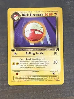 Pokemon Team Rocket Lot 1st Ed Dark Flareon Electrode Gyarados WOTC - Image 3