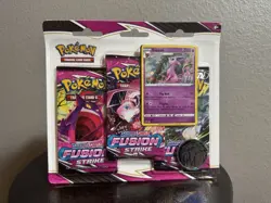 Pokemon Sword & Shield Fusion Strike 3 Booster Packs, Espeon Promo Card & Coin - Image 1