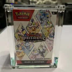 Prismatic evolutions booster bundle and acrylic case Pokemon Cards TCG Sealed - Image 1