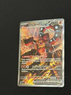 Volcanion EX 182/159 Pokemon TCG Journey Together Mint Condition - Image 2